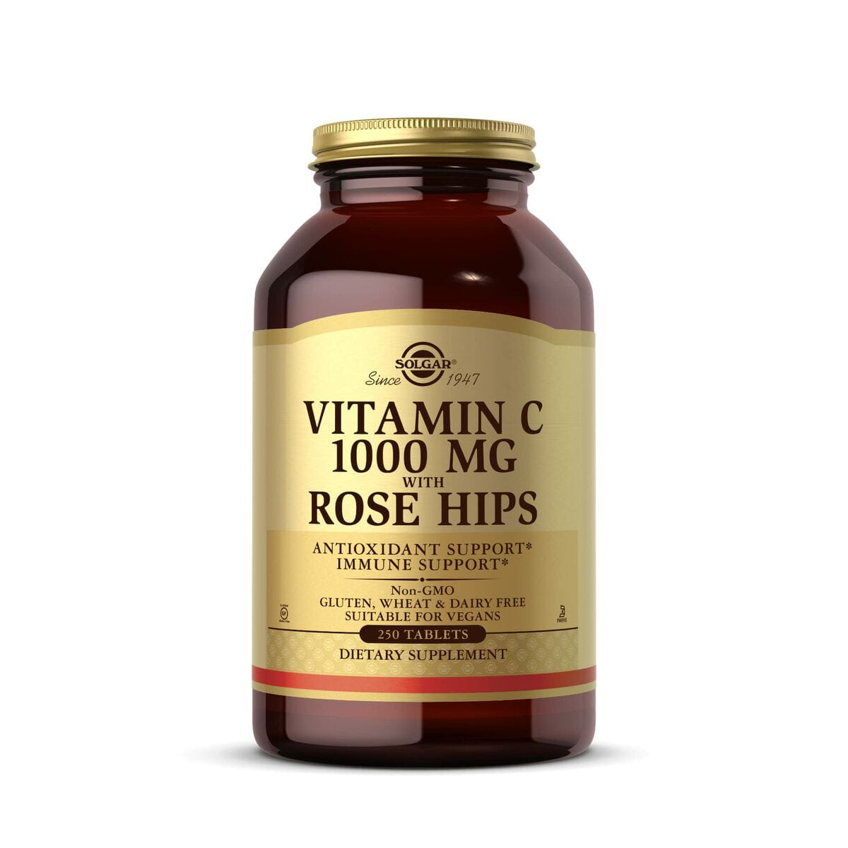 Rose Hips + Vitamina C Solgar 250 Unidades