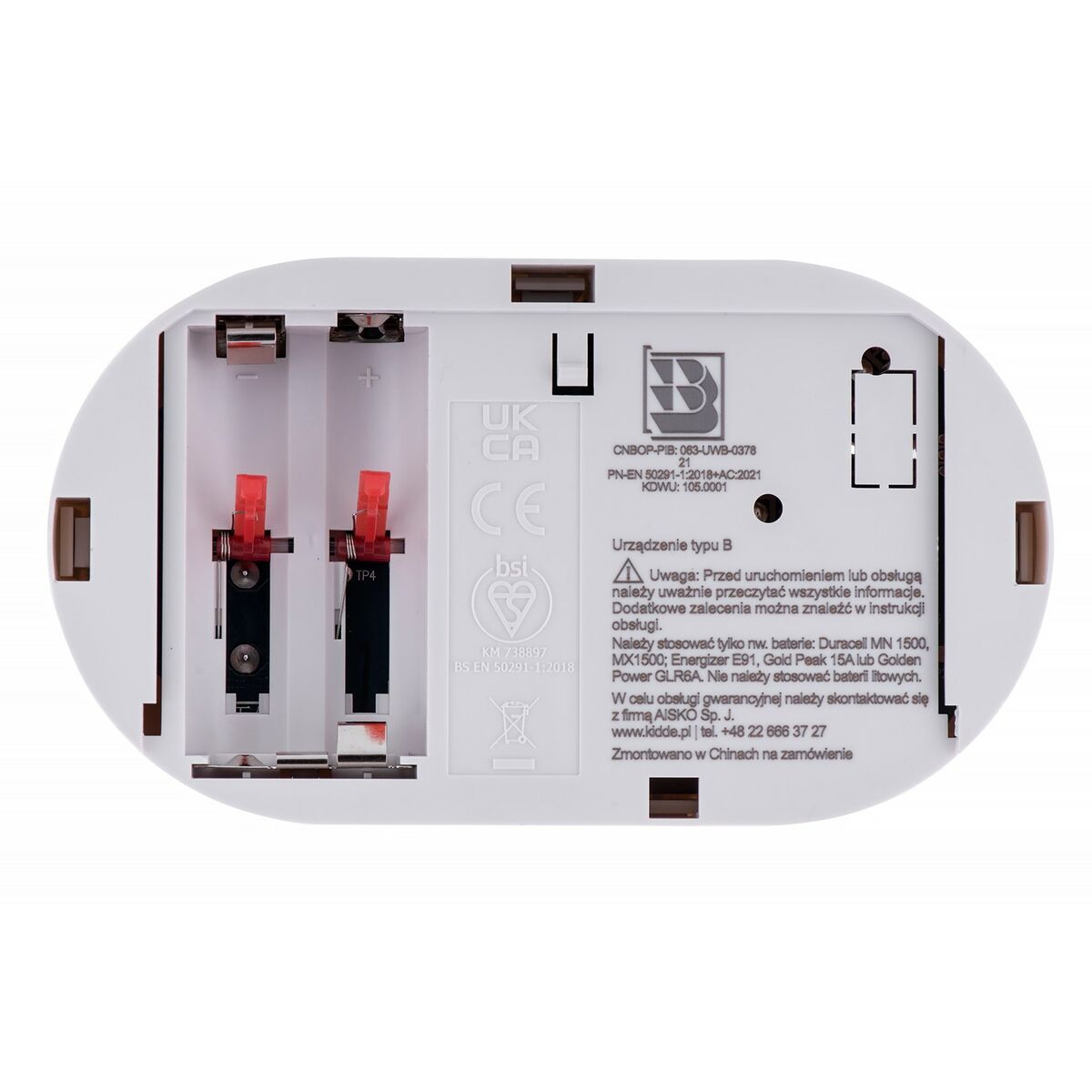 Detector de monóxido de carbono Kidde K5DCO