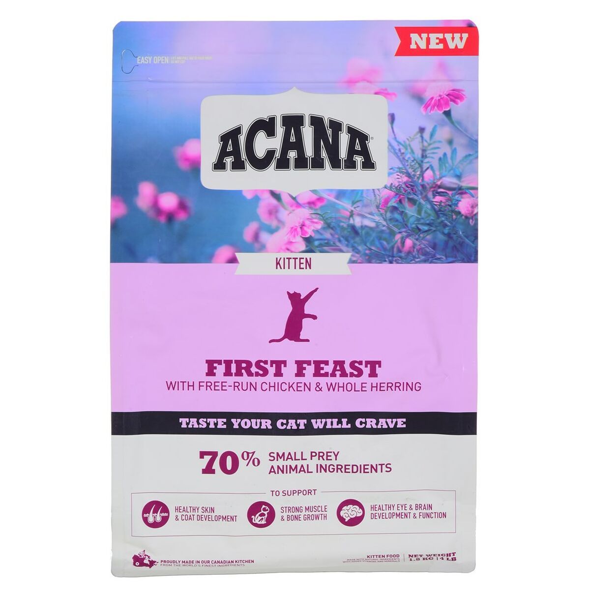 Comida para gato Acana First Feast Cordero Aves 1,8 kg