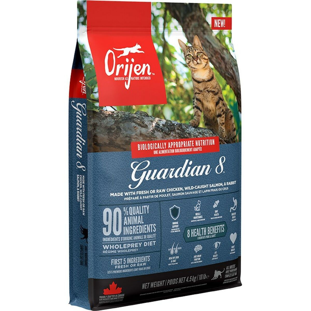 Comida para gato Orijen Pollo Salmón Pescado 4,5 Kg