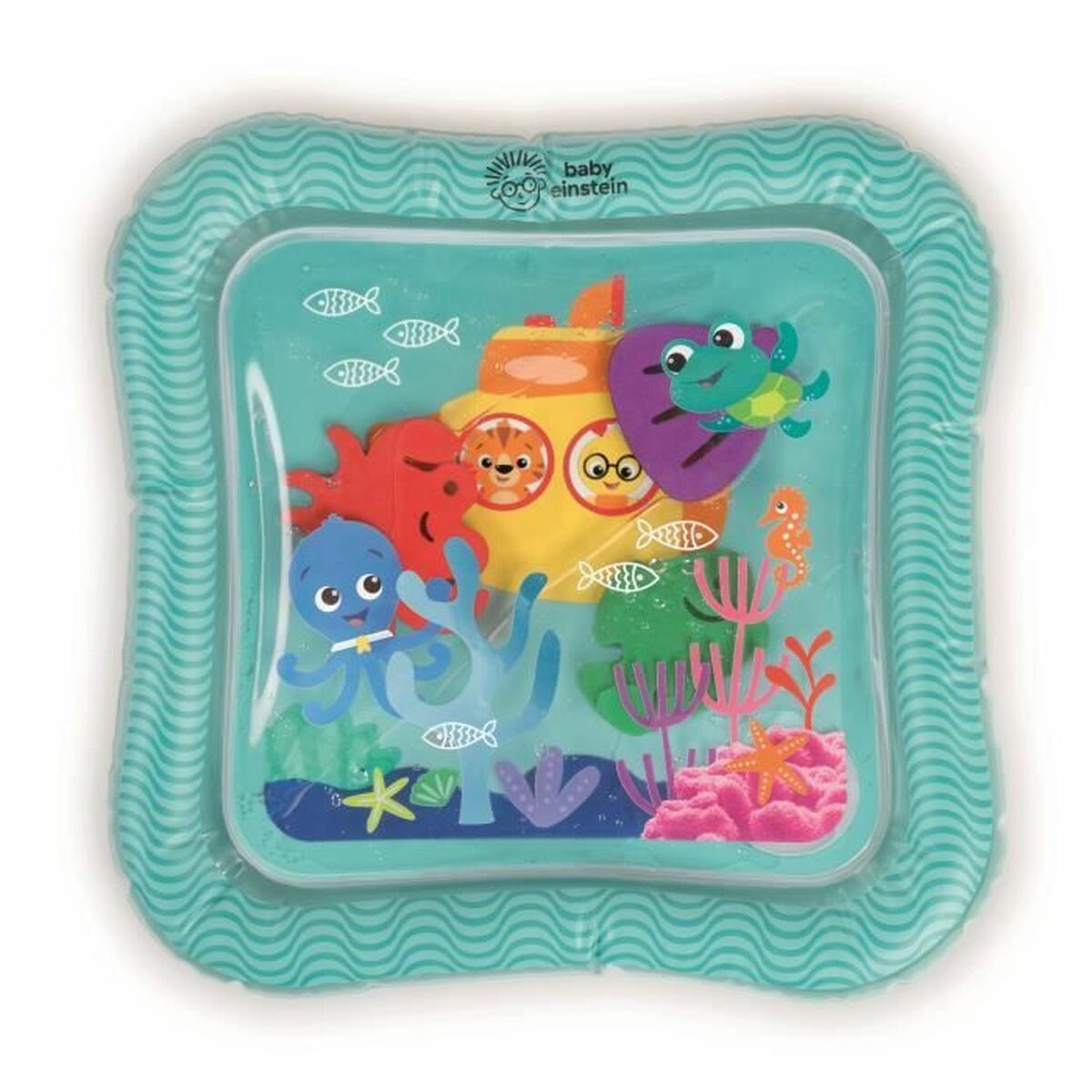 Alfombra de Juegos Inflable con Agua para Bebé Baby Einstein Ocean Explorers 40 x 40 x 6 cm Plástico