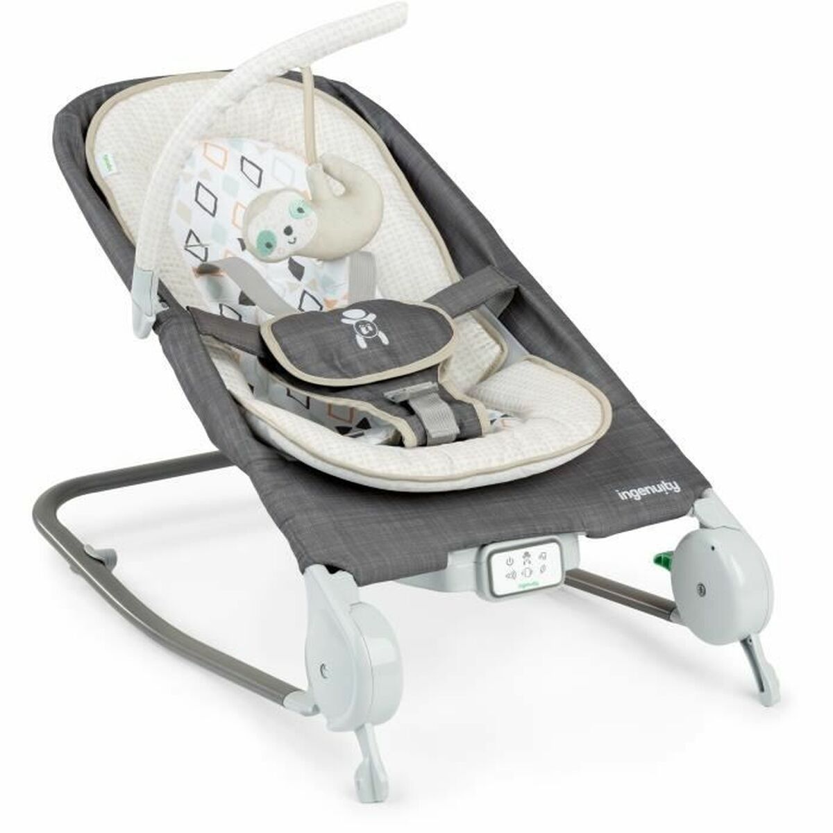 Hamaca para Bebé Ingenuity Happy Belly Gris