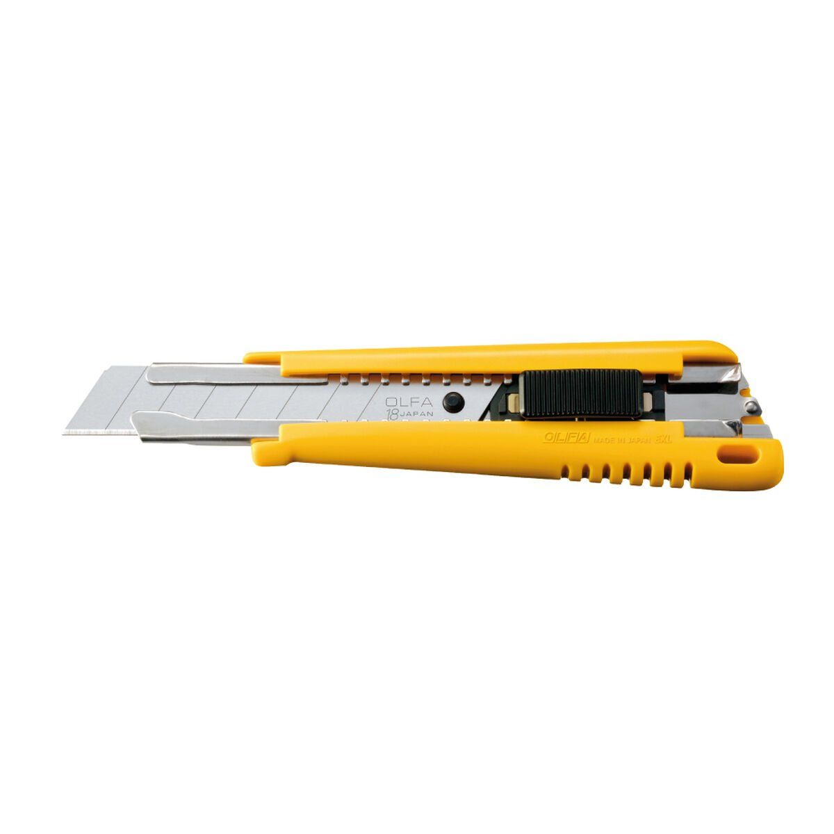 Cúter Olfa Amarillo 18 mm Acero Inoxidable Acero al carbono
