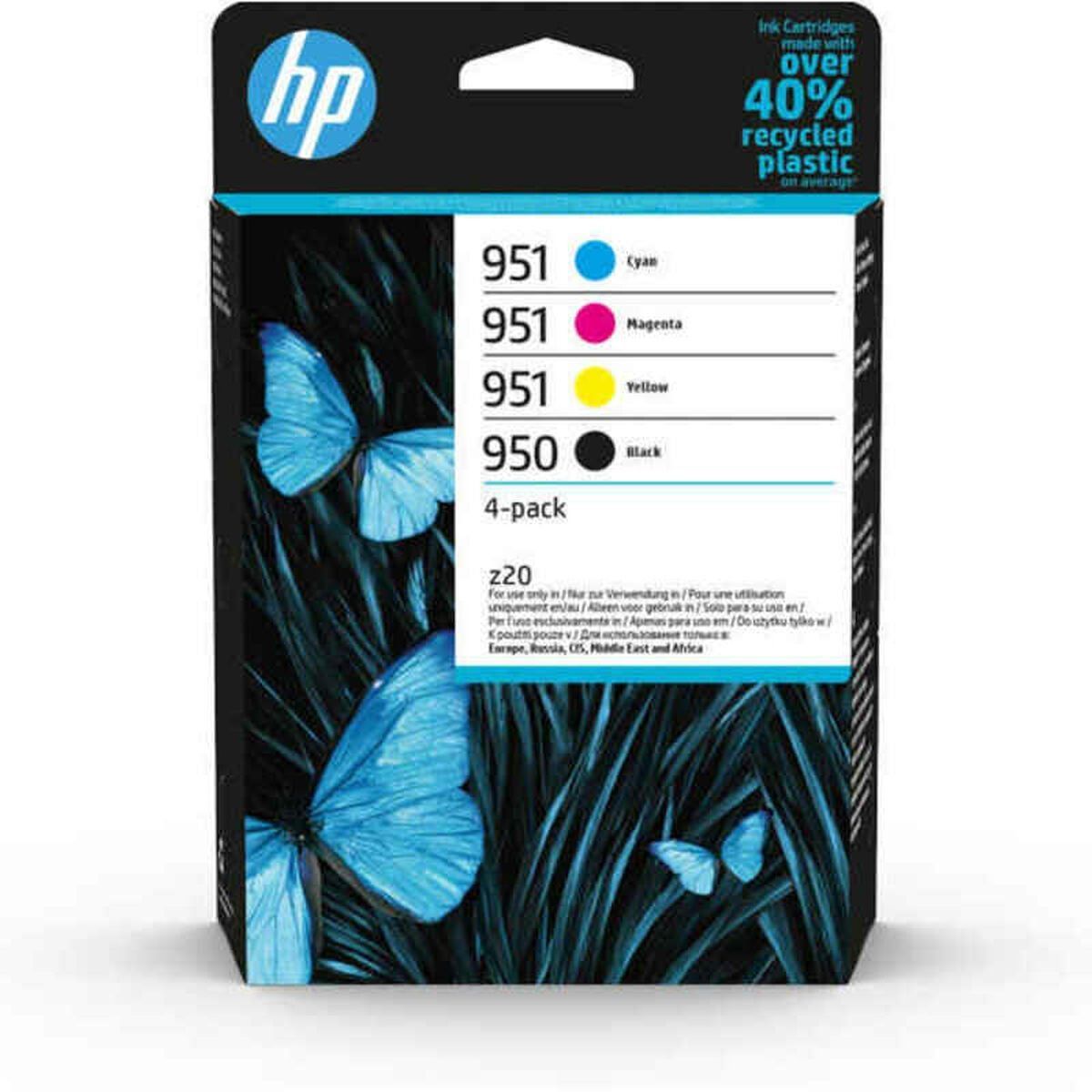Cartucho de Tinta Original HP 6ZC65AE Negro Amarillo Magenta