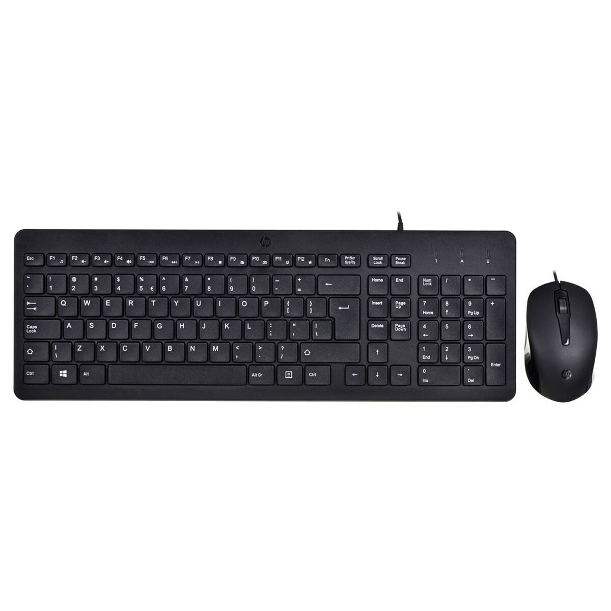 Teclado y Ratón HP 150 Negro QWERTY Qwerty US