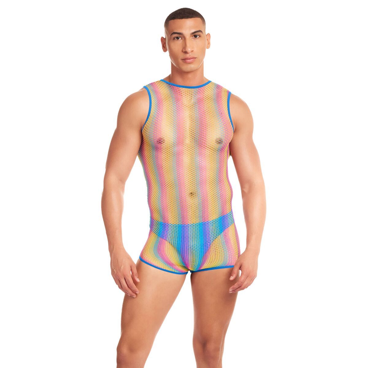 Disfraz Erótico Rainbow Party Multicolor S/M