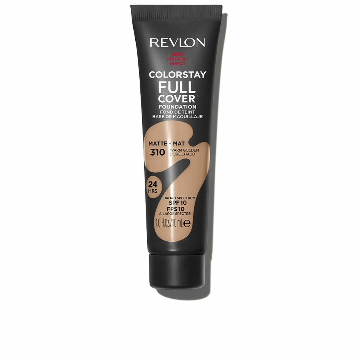 Base de Maquillaje Cremosa Revlon ColorStay Full Cover Nº 310 Warm Golden Nº 310-Warm Golden 30 ml