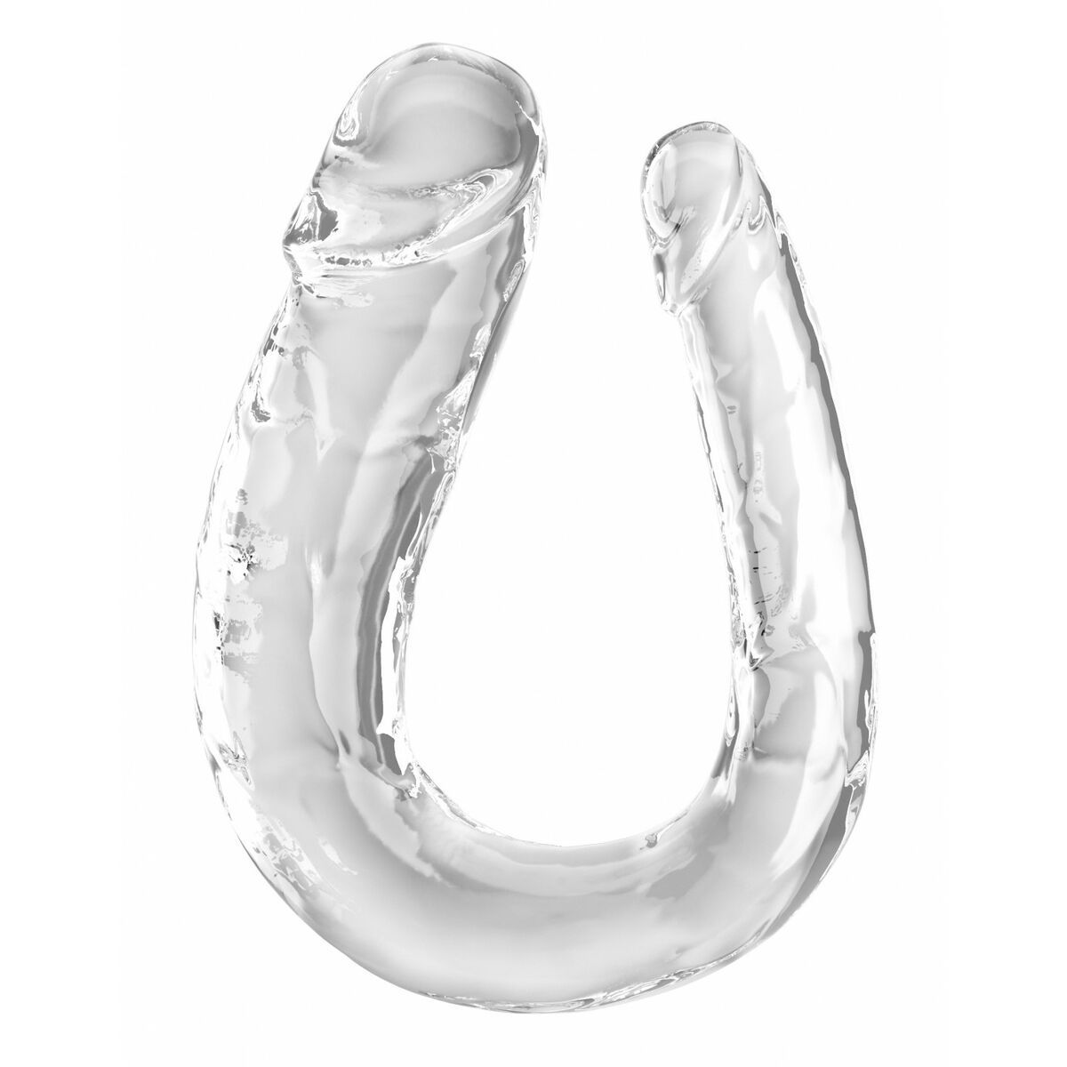 Consolador de Doble Penetración Pipedream - King Cock Transparente