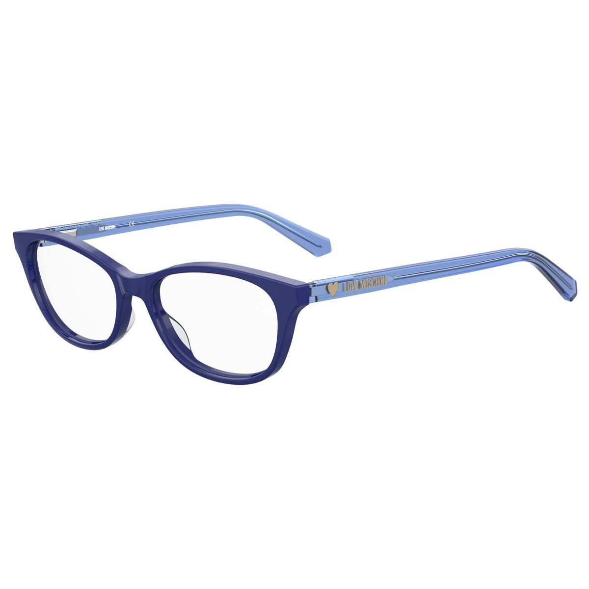 Montura de Gafas Infantil Love Moschino Azul Blue Ø 49 mm