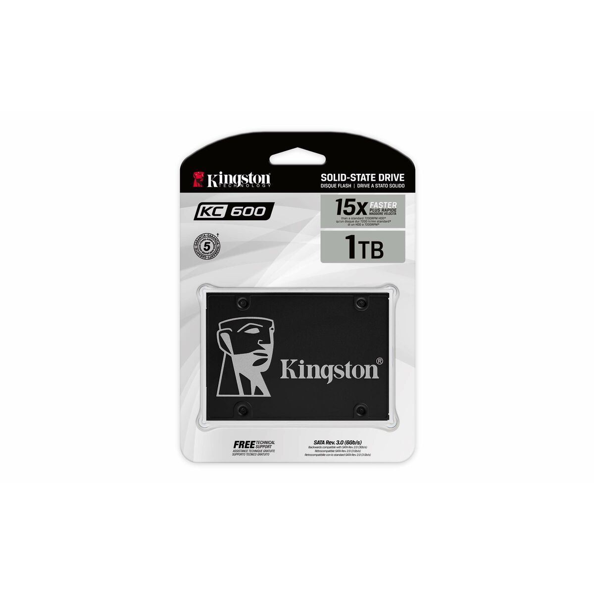 Disco Duro Kingston KC600 1 TB SSD