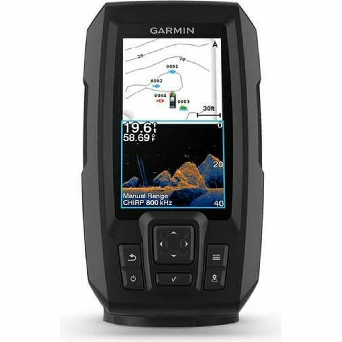Localizador de peces Garmin Striker Vivid 4cv GT20-TM 4"