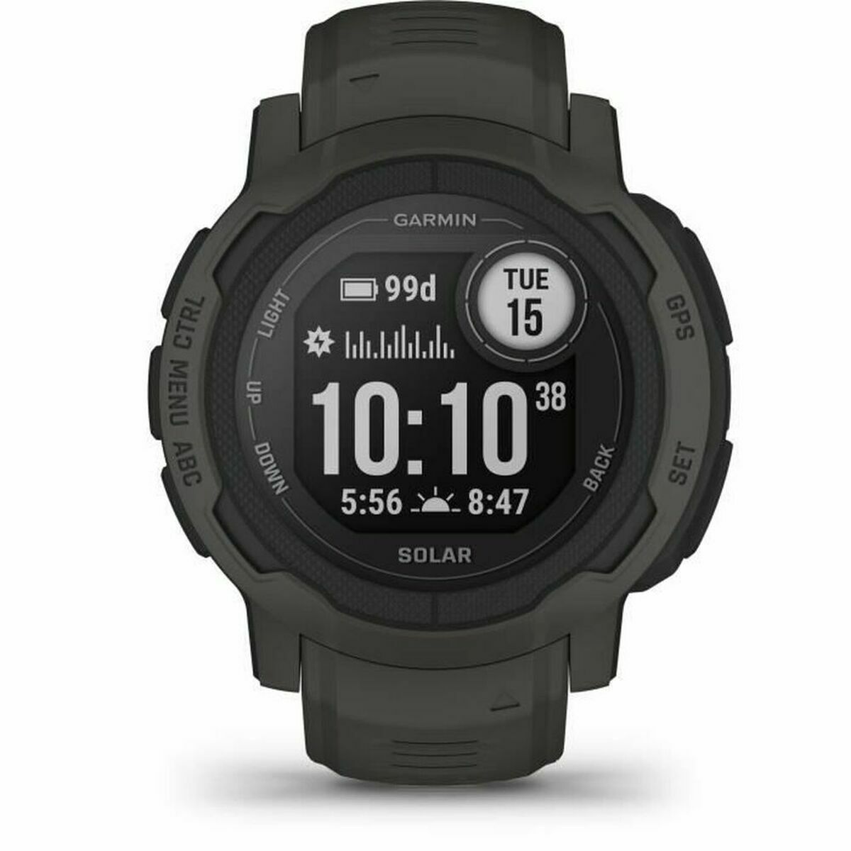 Pulsera de Actividad Garmin Instinct 2 Solar Grafito 0,9" 45 mm