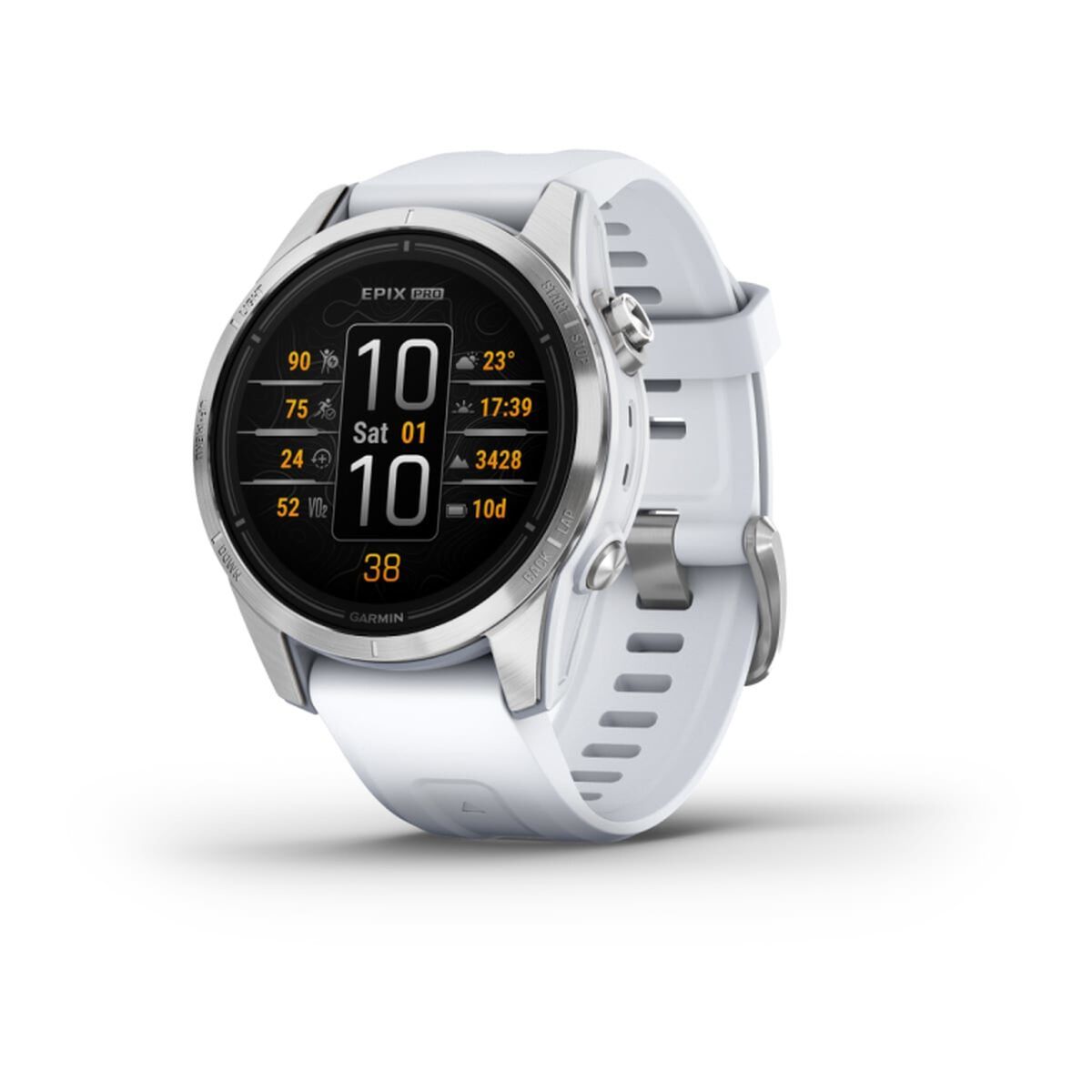 Smartwatch Garmin Epix Pro Blanco Negro Plateado 2" 1,2"