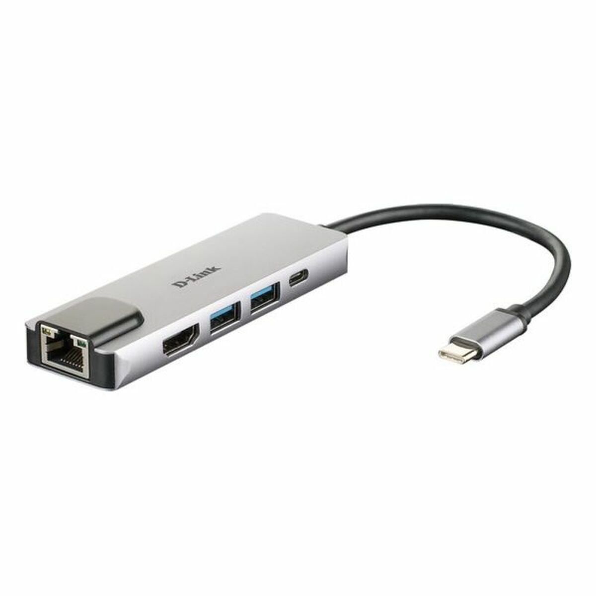 Hub USB C D-Link DUB-M520 Negro 60 W