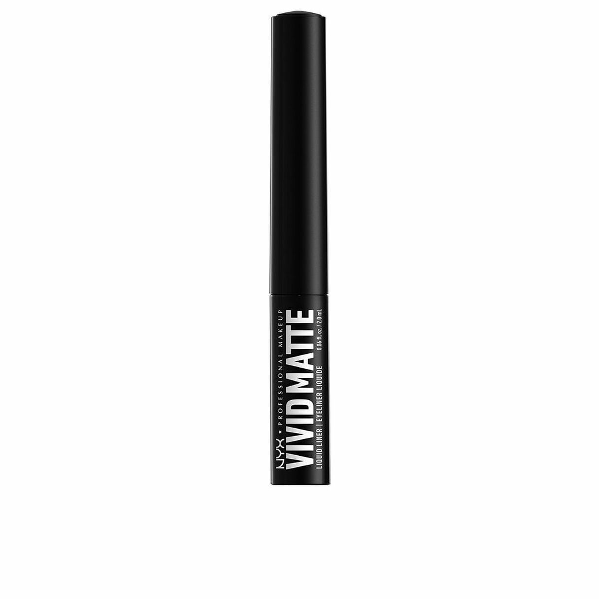 Lápiz de Ojos NYX Vivid Matte Negro 2 ml Líquido