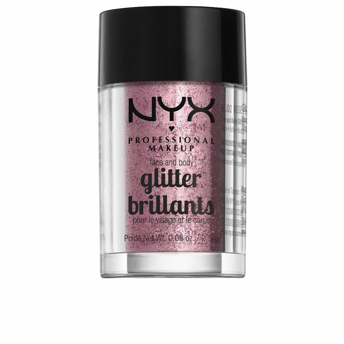 Purpurina NYX Glitter Brillants Rose