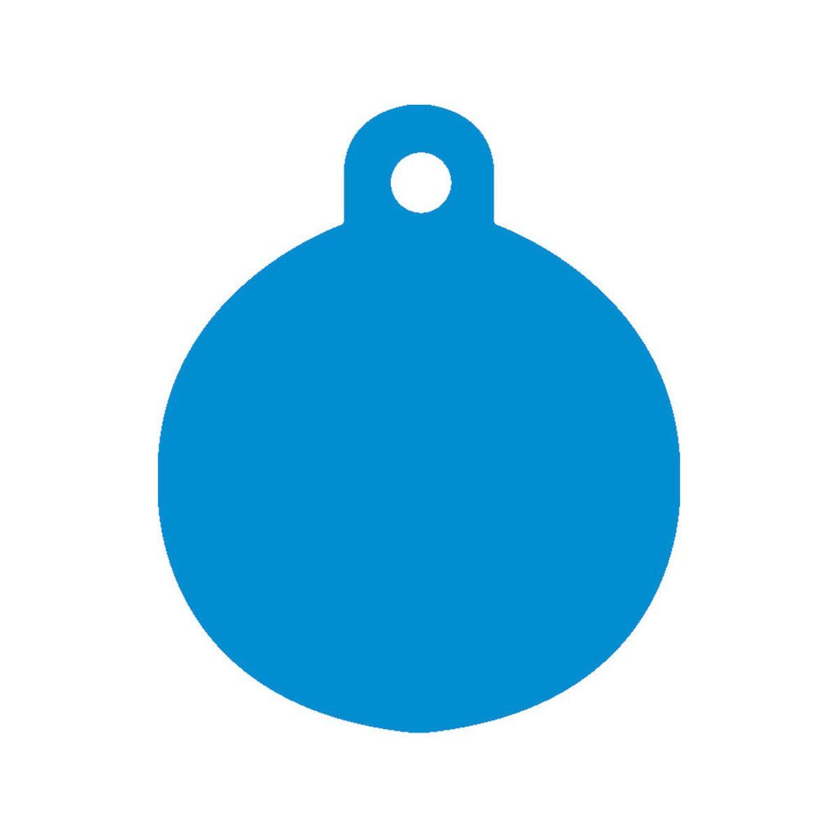 Placa identificativa para collar Imarc Circle Azul