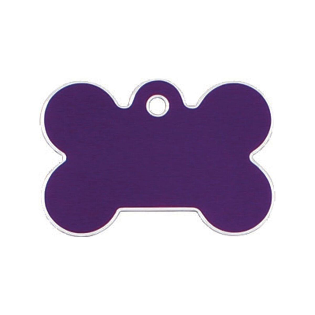 Placa identificativa para collar Imarc Bone Lila