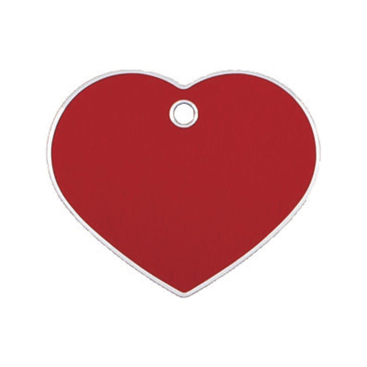 Placa identificativa para collar Imarc Heart Rojo