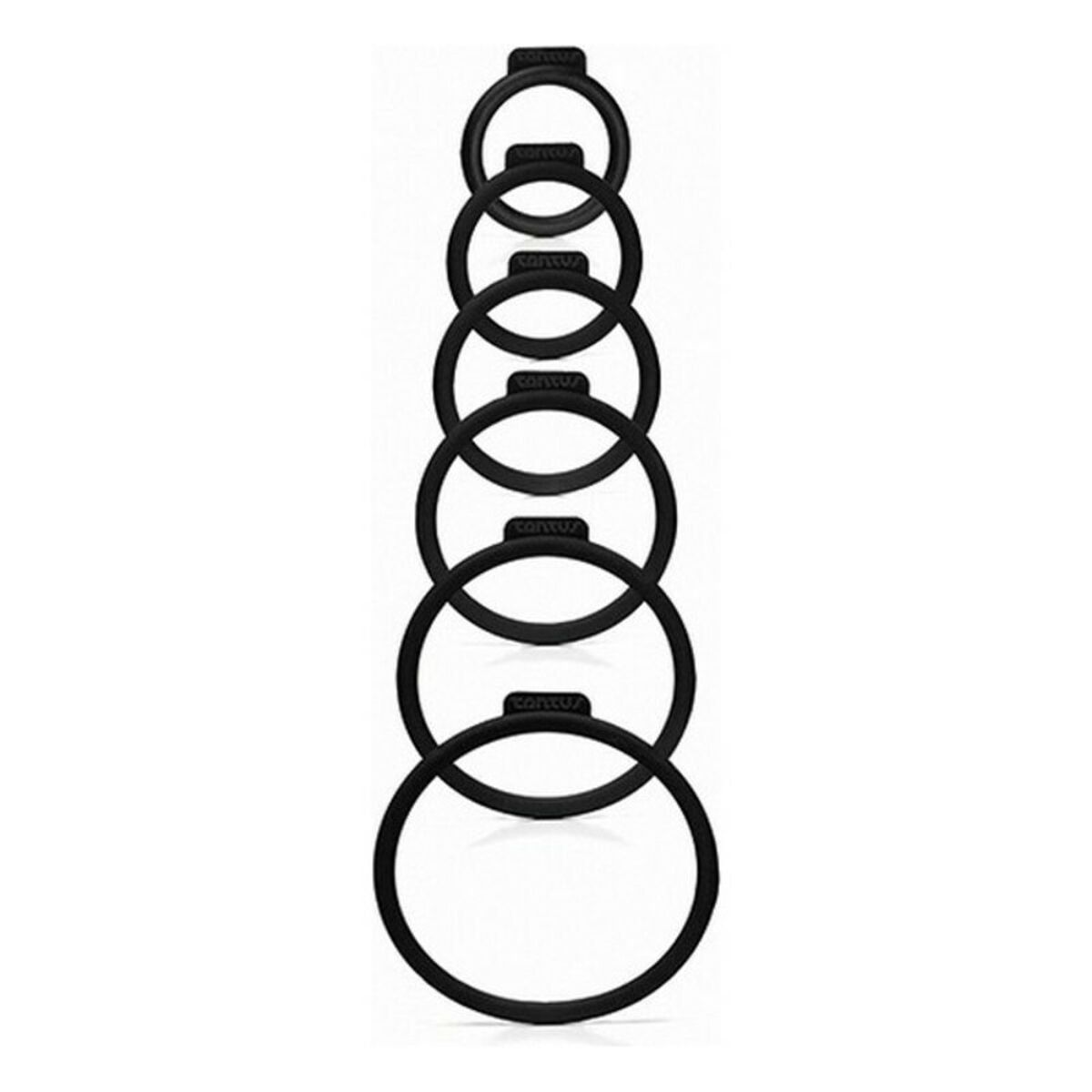 Anillo para el Pene Tantus Negro (6 pcs)