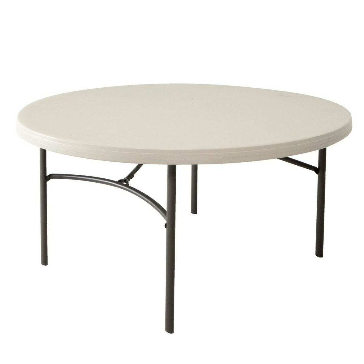Mesa auxiliar Lifetime Crema 152 x 74 x 152 cm Acero Plástico