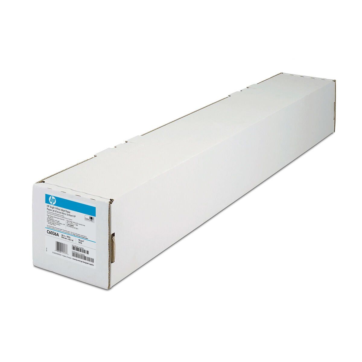 Rollo de papel para Plotter HP C6036A Blanco 45 m Brillante