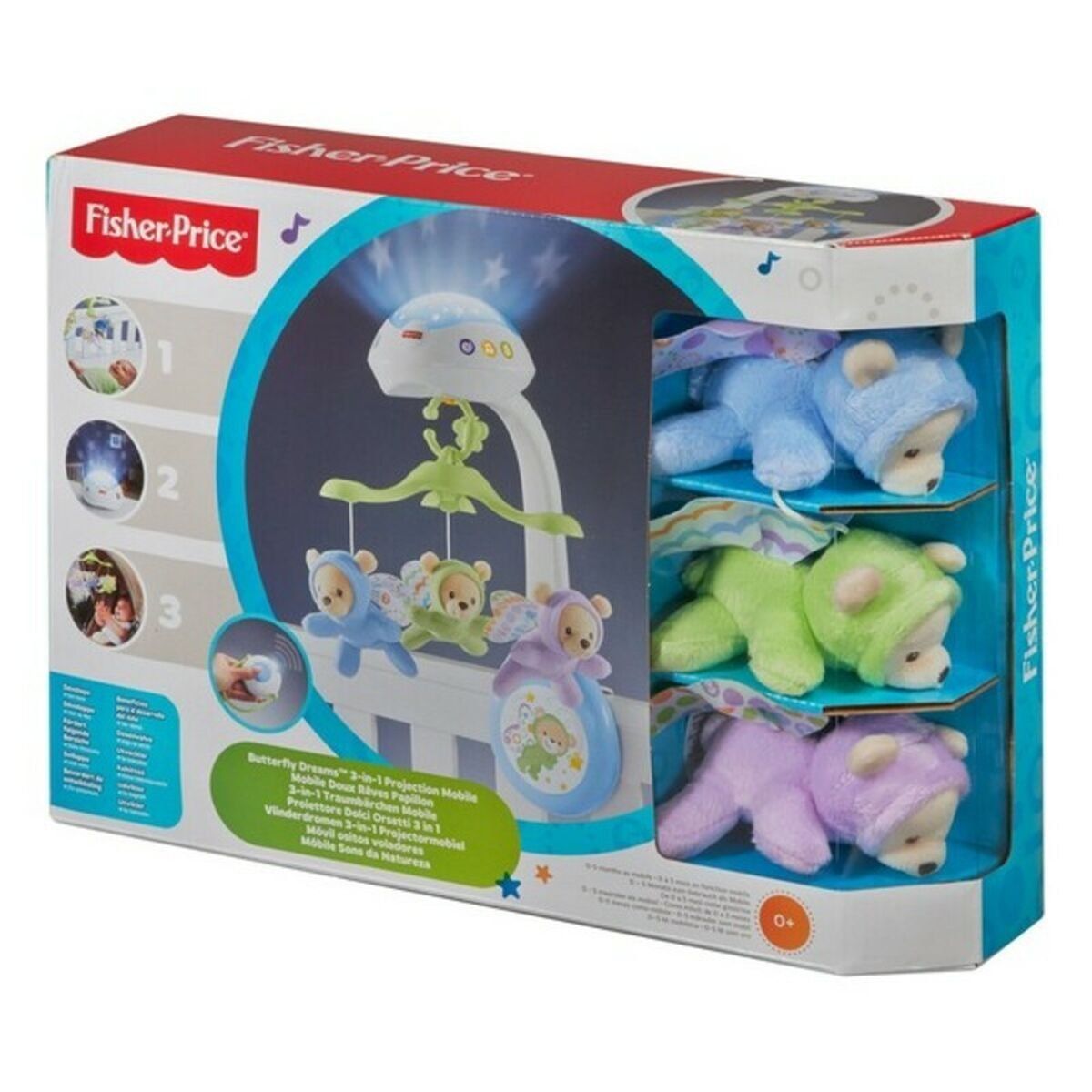 Móvil Proyector Fisher Price Blanco Multicolor Plástico