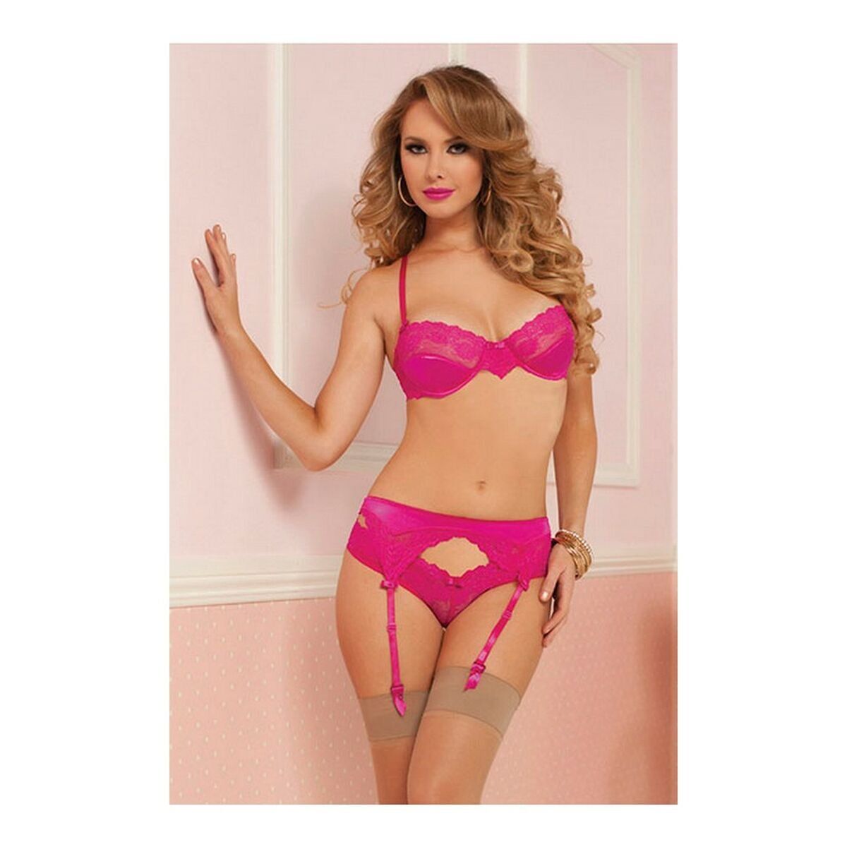 Conjunto de Lencería Seven Til Midnight Coral
