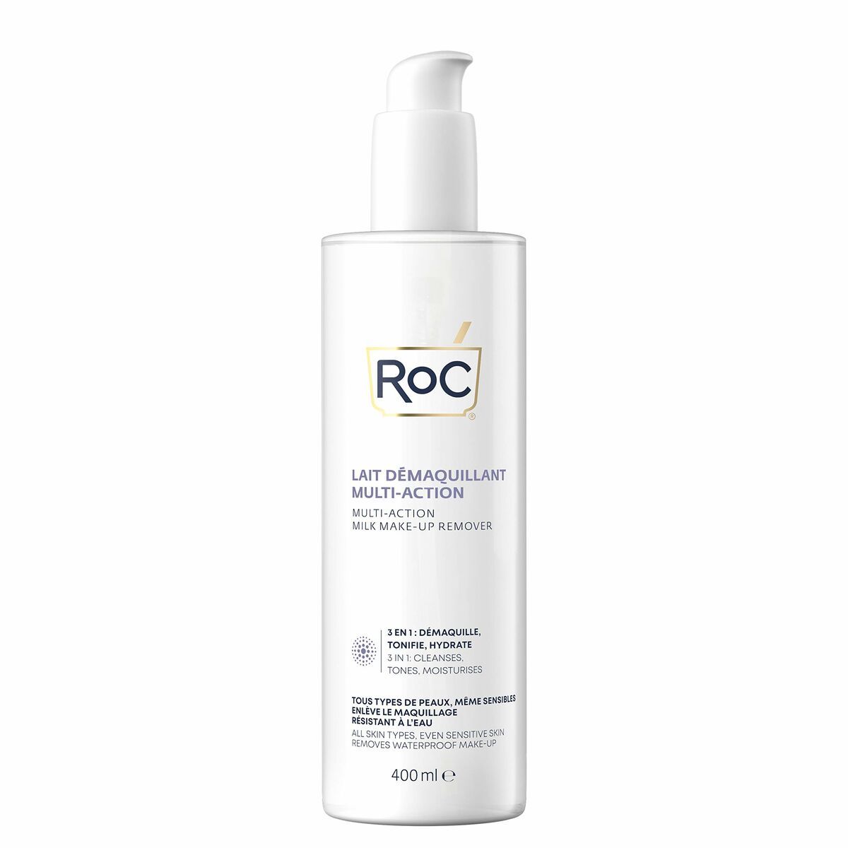 Leche Desmaquillante Facial Roc Leche Desmaquillante 400 ml 3 en 1
