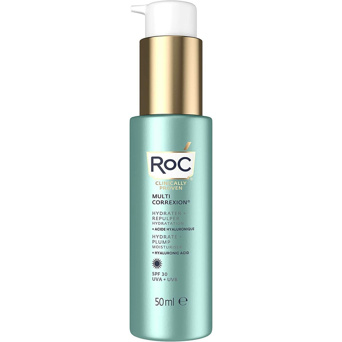 Crema Facial Hidratante Roc Hydrate Plump Spf 30 50 ml