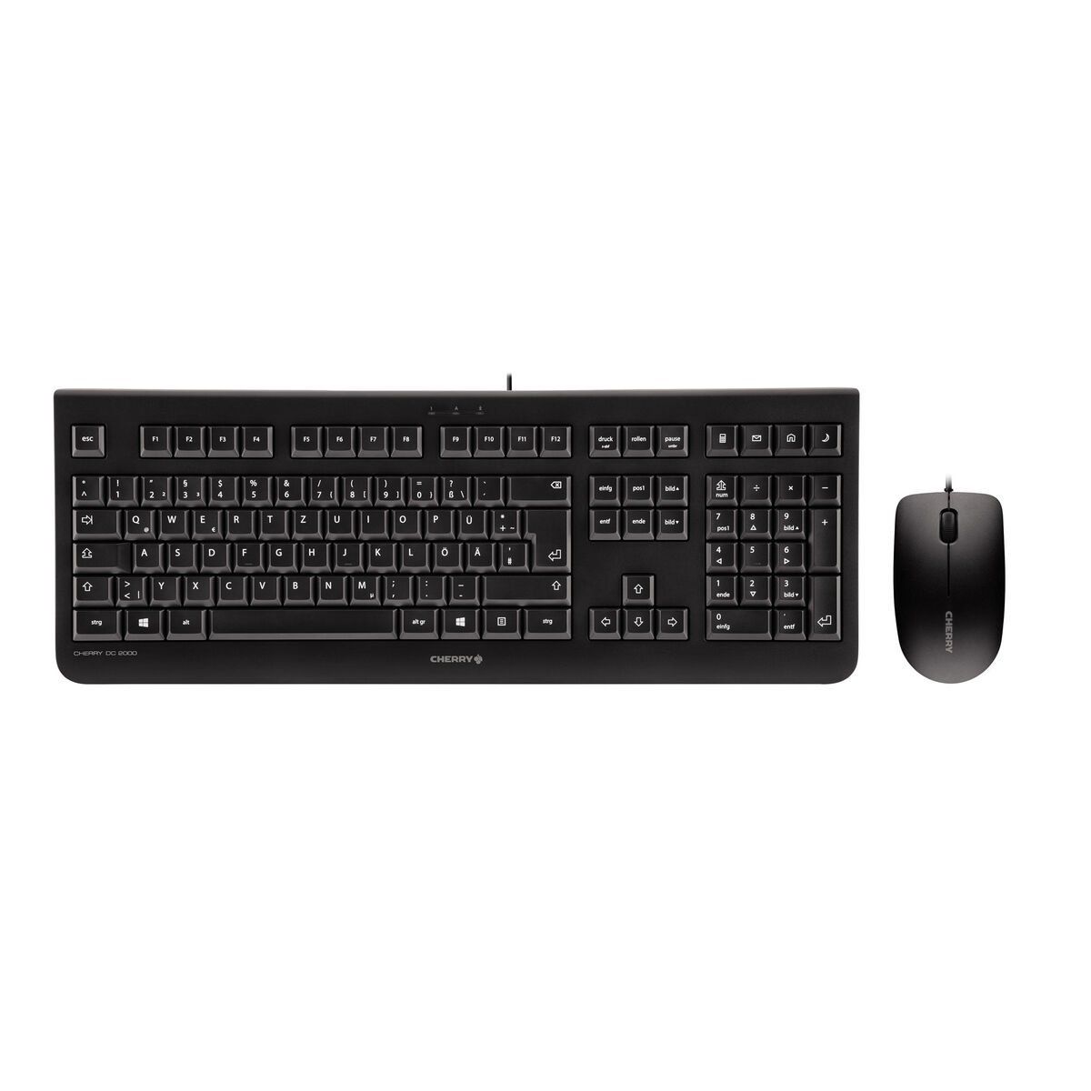 Teclado y Ratón Cherry DC 2000 Negro Qwerty Español