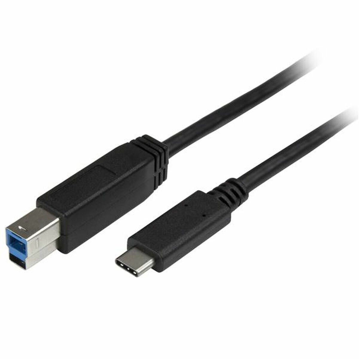 Cable USB C a USB B Startech USB315CB2M (2 m) Negro