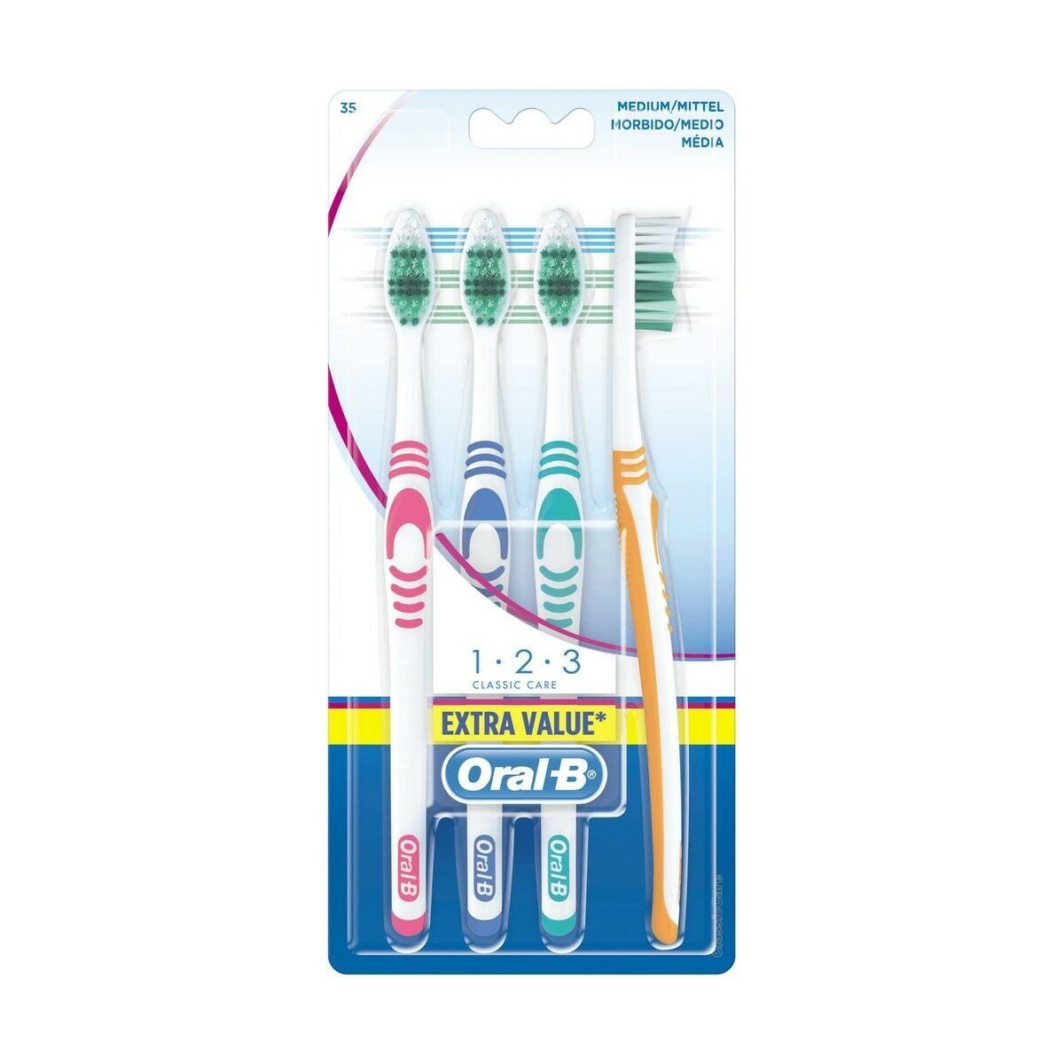 Cepillo de Dientes Oral-B Shiny Clean Medio
