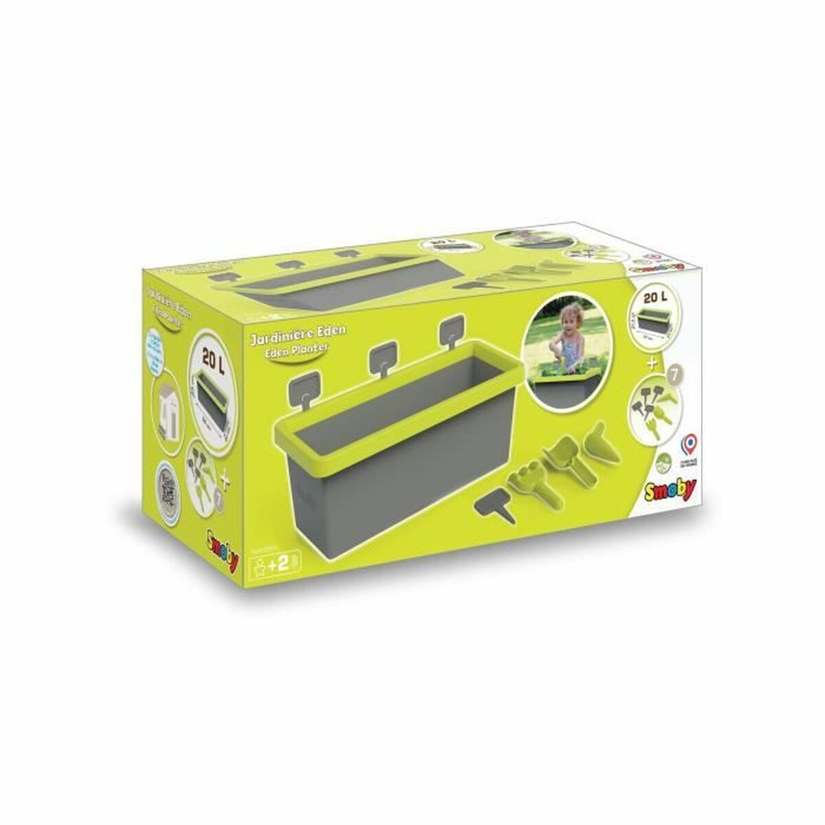 Kit de herramientas de jardinería Smoby