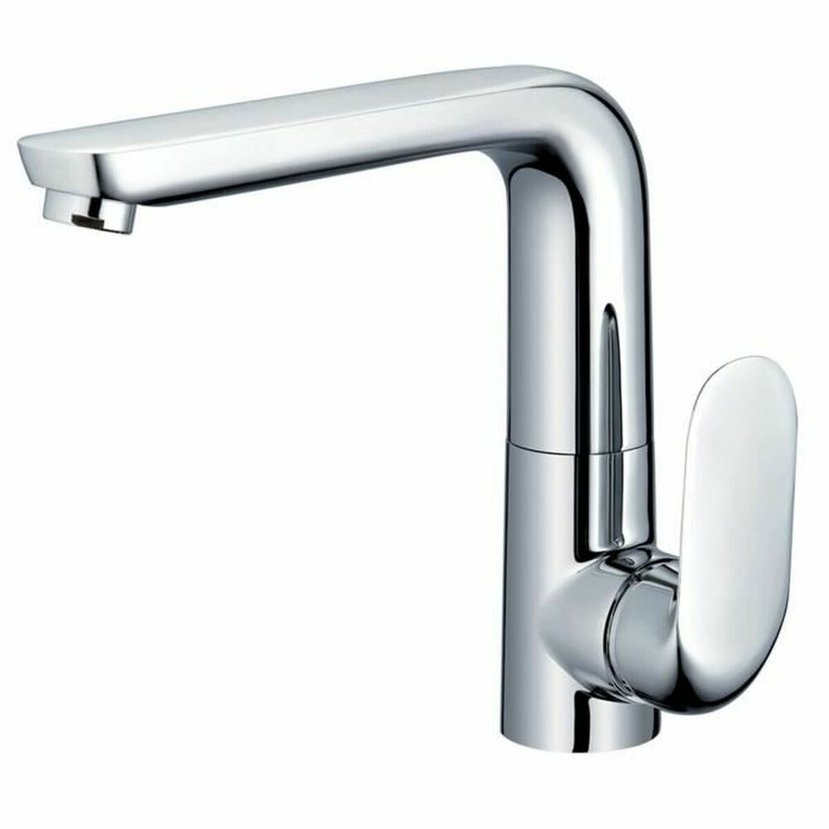 Grifo Monomando Rousseau Gris Chrome