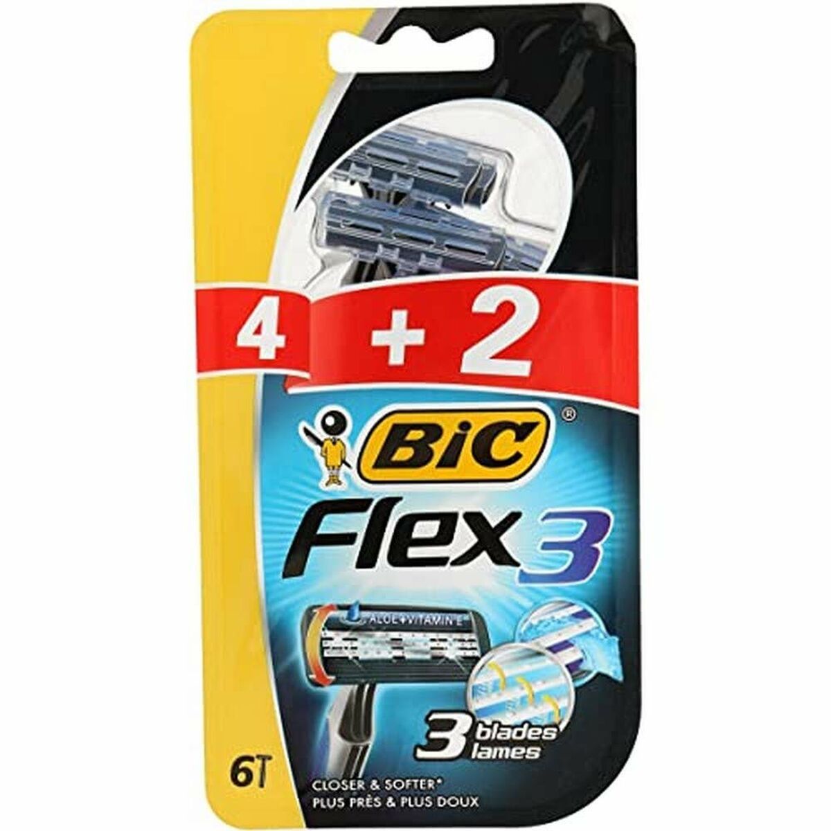 Maquinilla de Afeitar Bic 009219 (4 Unidades)