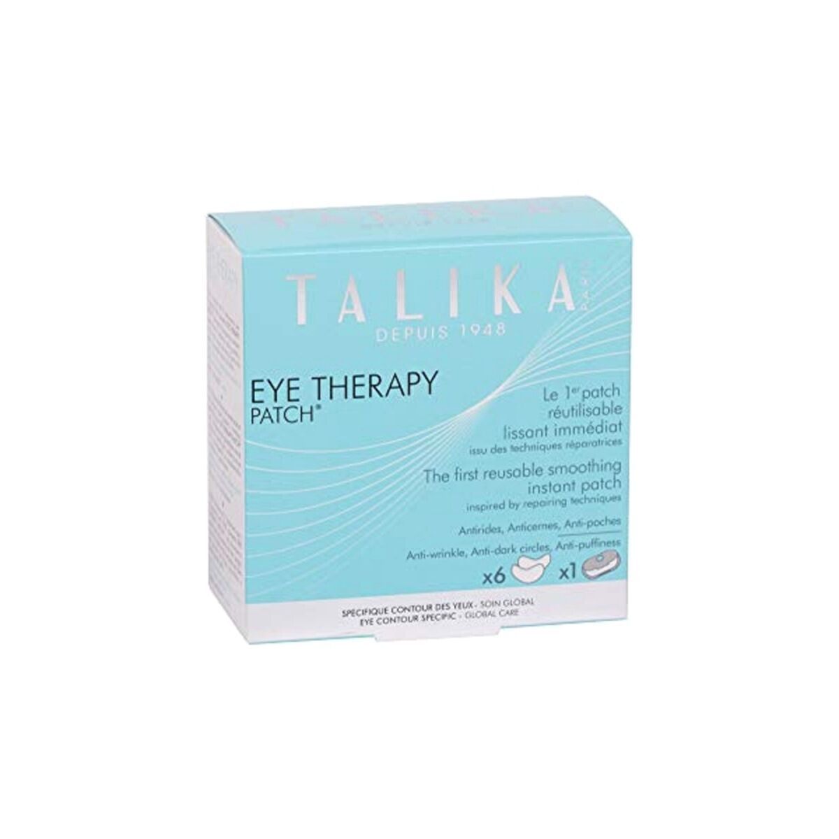 Parches para el Contorno de Ojos Talika Eye Therapy Reutilizable Alisante (6 Unidades)