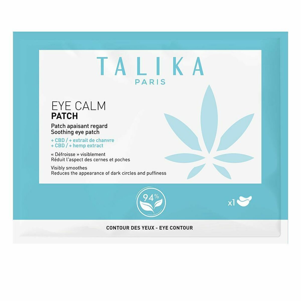 Parches Antiarrugas para el Contorno de Ojos Talika Eye Calm 1 par Monodosis