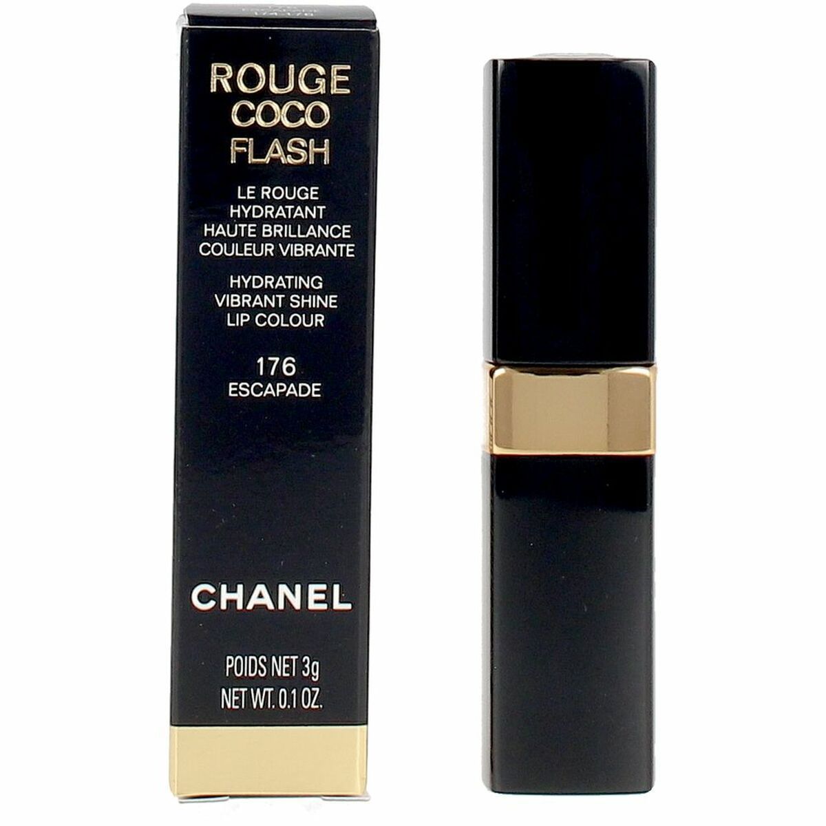 Barra de labios Chanel Rouge Coco Flash Nº 176 Escapade Nº 176-Escapade 3 g