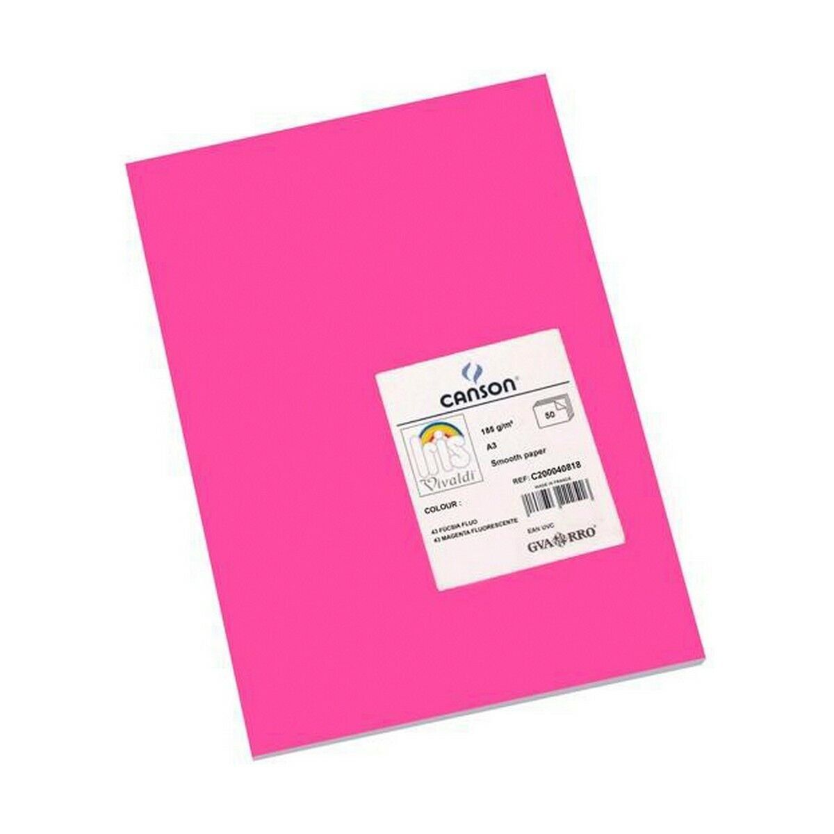 Cartulinas Iris Rosa Fuerte (50 Unidades)