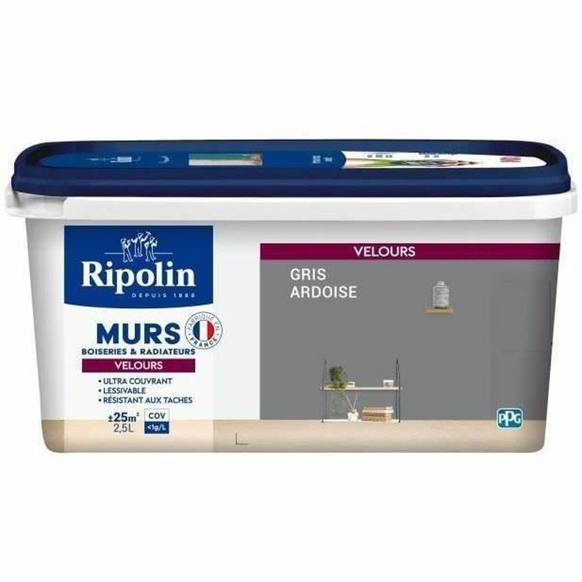 Pintura de Imprimación Ripolin Gris Mate