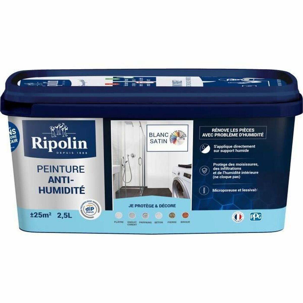 Pintura de Imprimación Ripolin Blanco Satinado 2,5 L