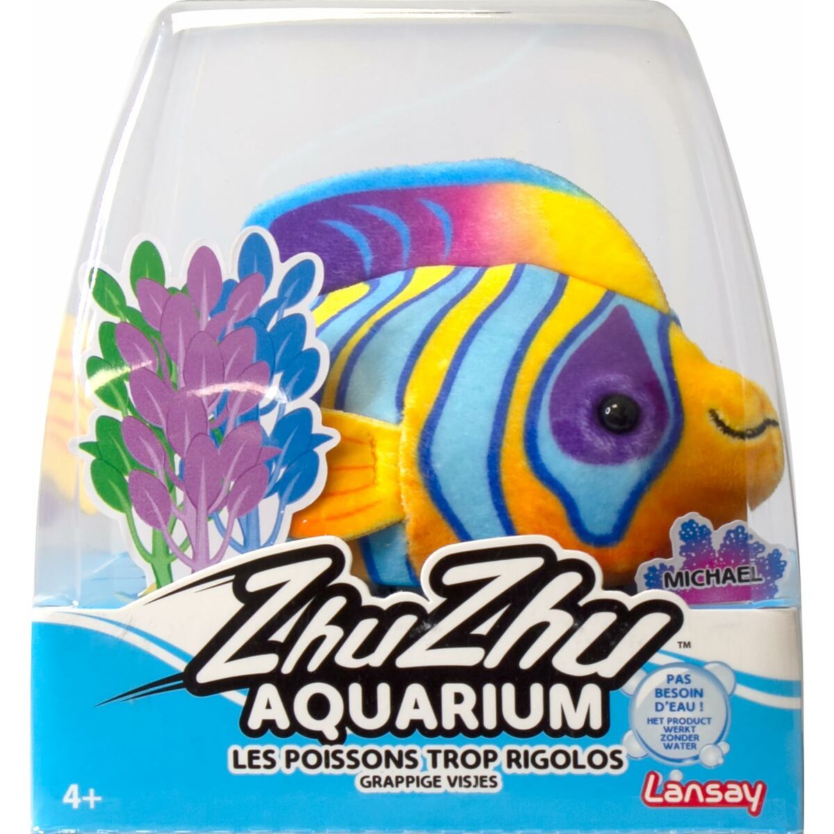 Mascota Interactiva Lansay Zhu Zhu Aquarium Crystal Le Poisson Ange Royal 9 x 15 x 14 cm