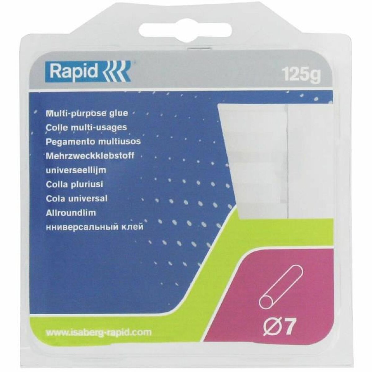 Barras de cola termofusible Rapid Gris