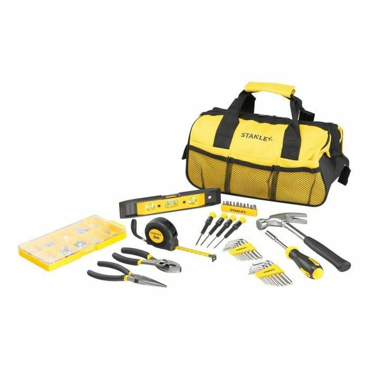Bolsa de herramientas Stanley STMT0-74101 Amarillo Negro Metal 33 x 20 x 18 cm 38 Piezas