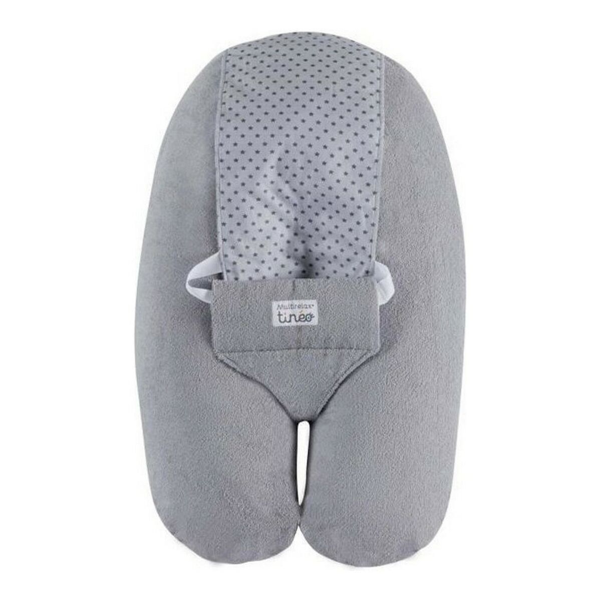 Cojín de Lactancia Tineo Polka Dots Gris