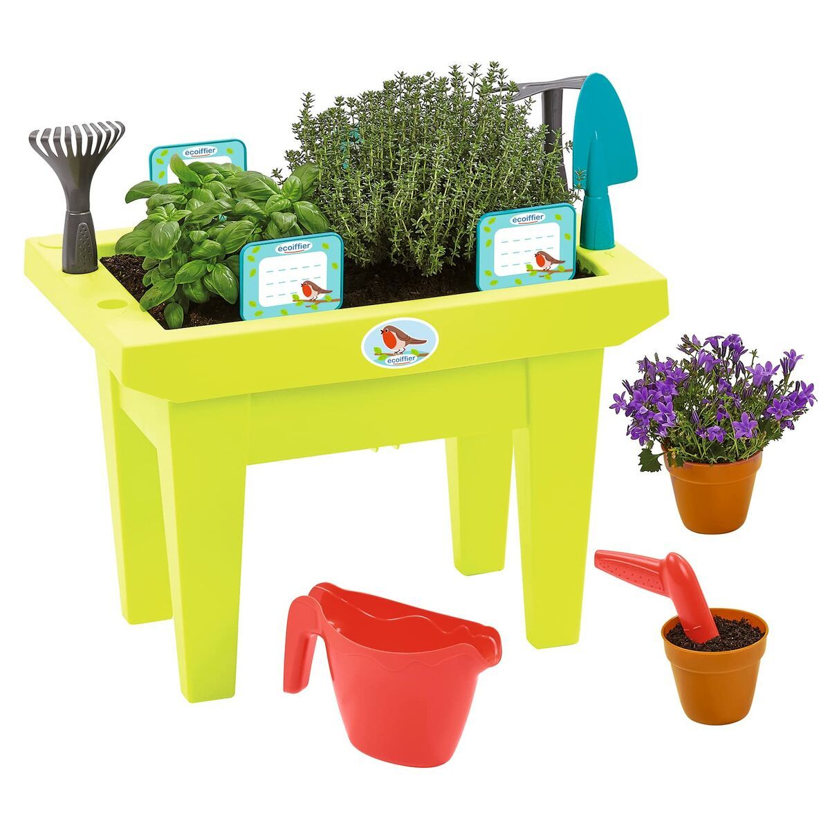Kit de herramientas de jardinería Ecoiffier The garnished planter - 4290