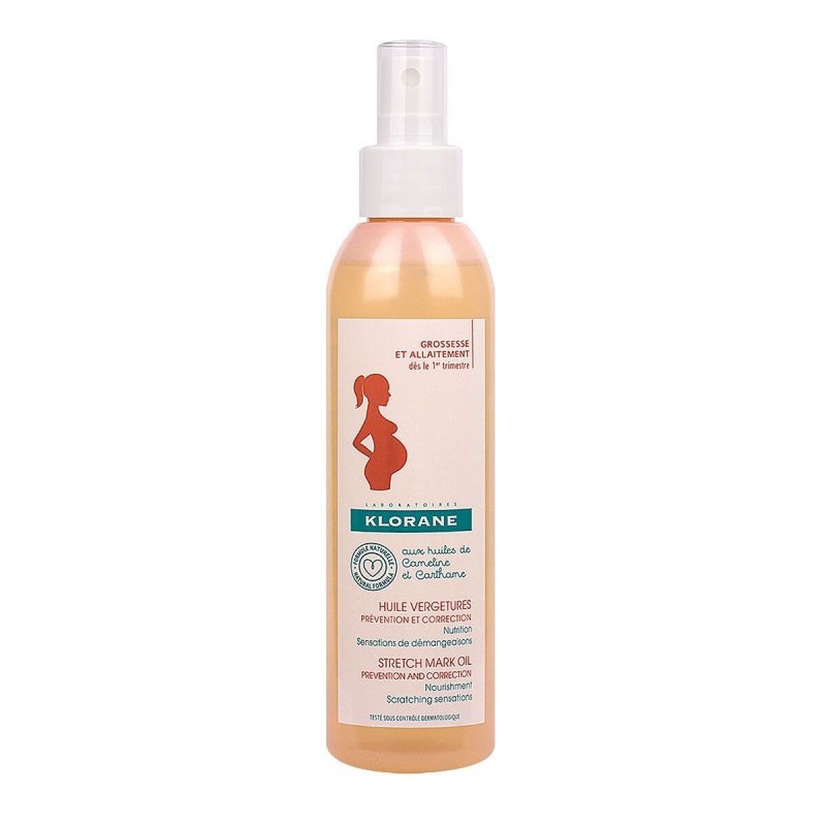 Aceite Corporal Antiestrías Klorane 200 ml