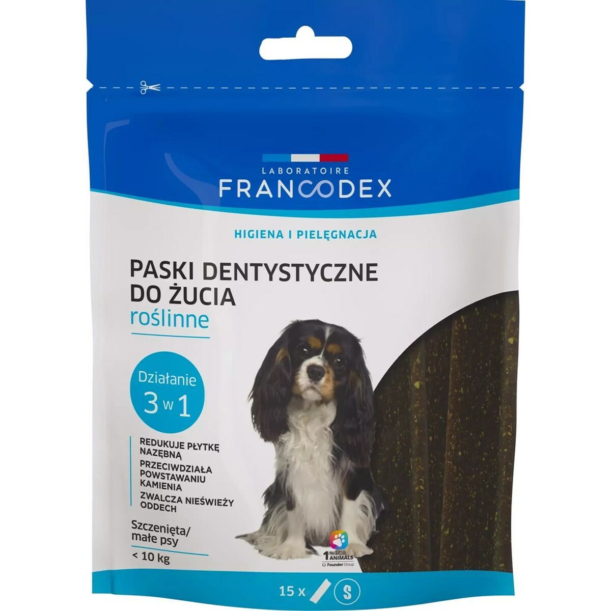 Snack para Perros Francodex Dental Strips S Verduras 228 g