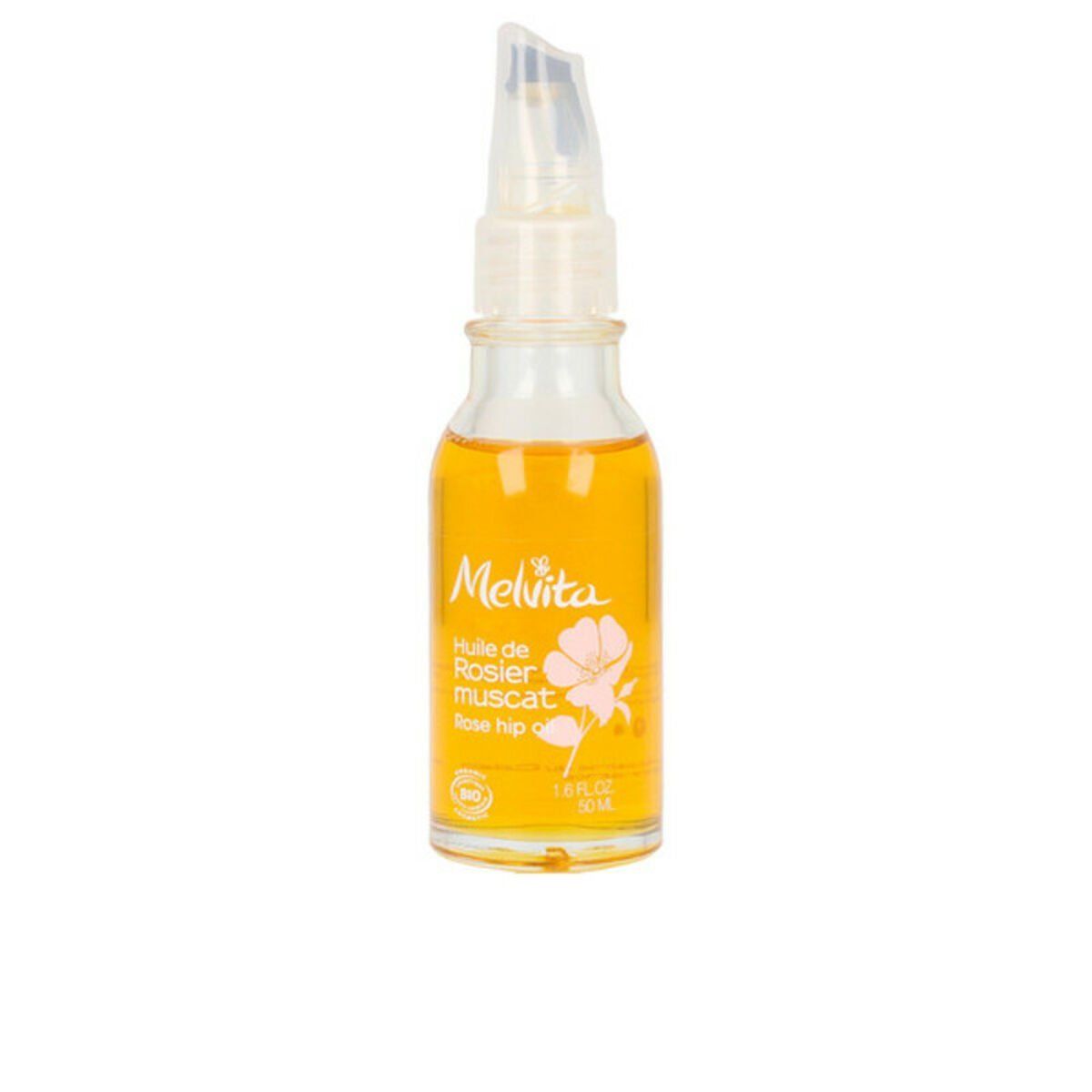 Aceite Corporal Antiestrías Melvita Aceites De Belleza 50 ml Rosa Mosqueta